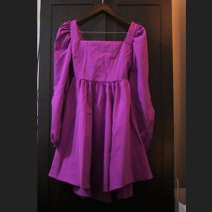 NWOT Plum Dancing In The Wind Mini Dress.